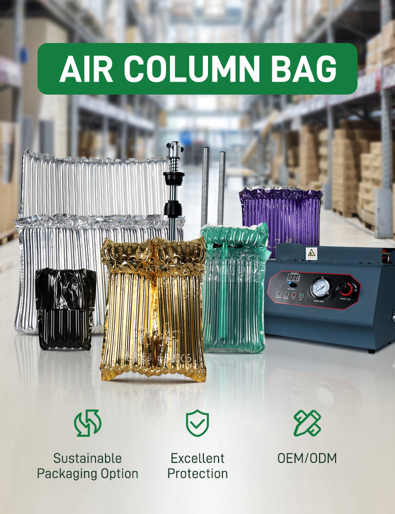 Colorful air column bag