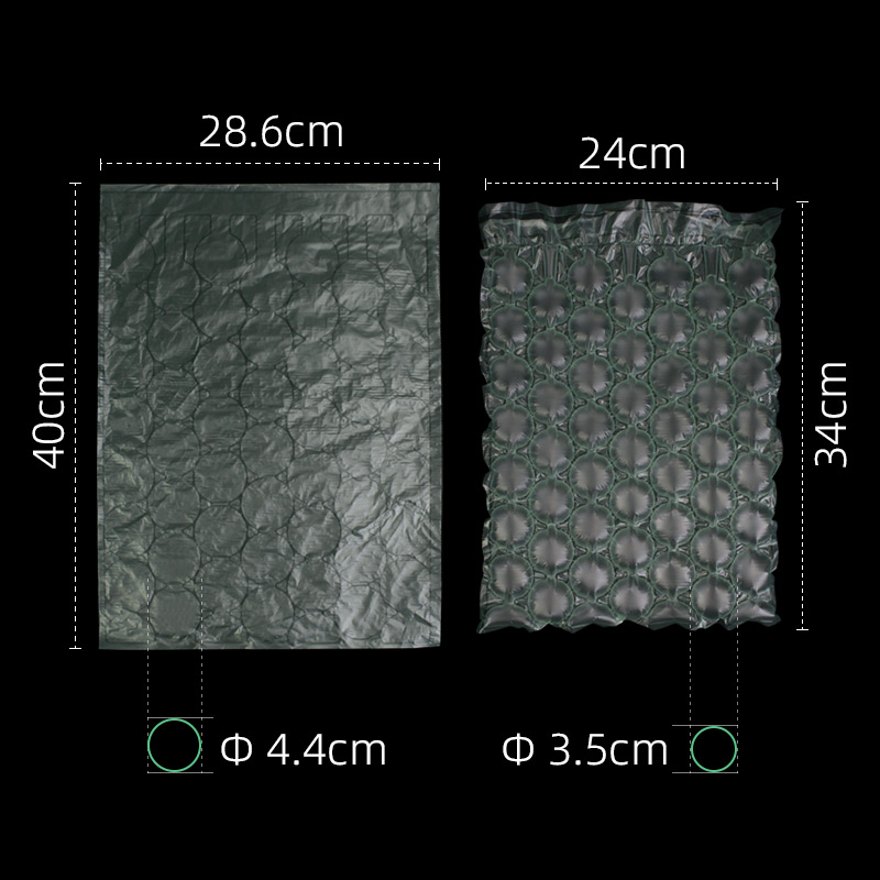 Recyclable air bubble film standard size