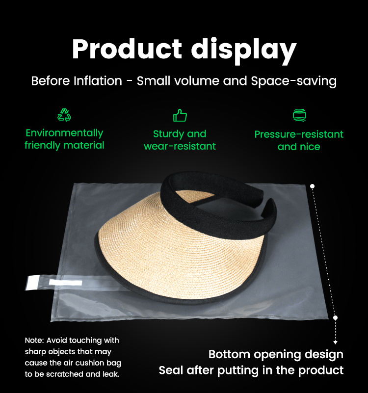 Hat air cushion bag features