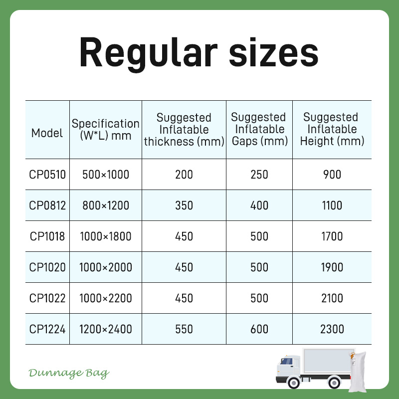 PP Woven Container Air Dunnage Bag