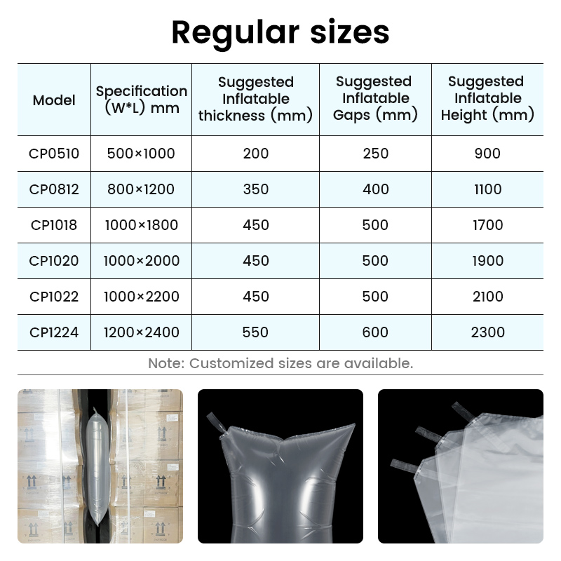 Inflatable Container PE Air Dunnage Bag