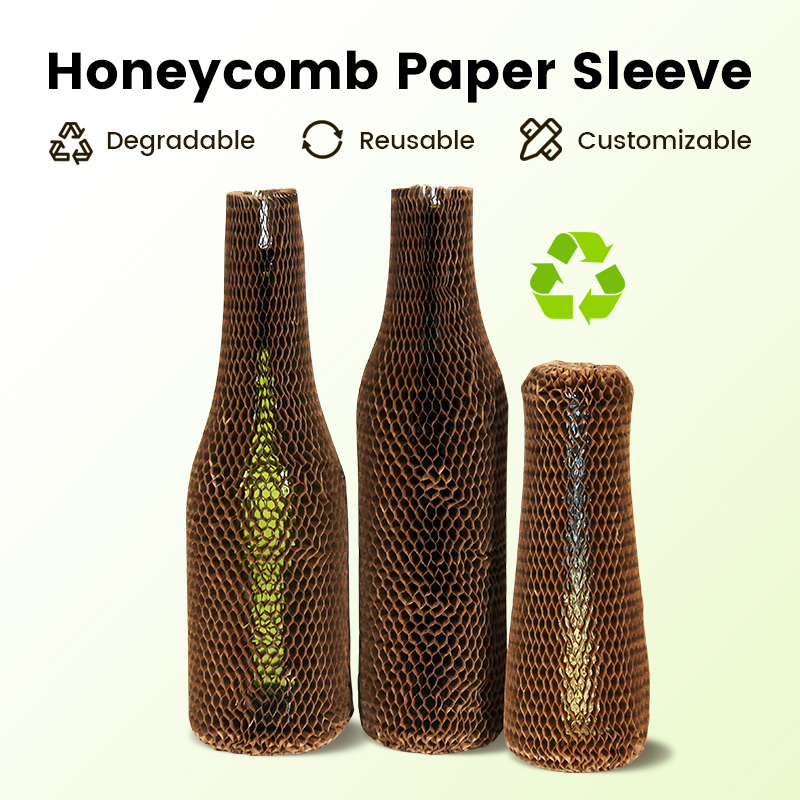 Kraft Honeycomb Paper Cushioning Sleeve Roll