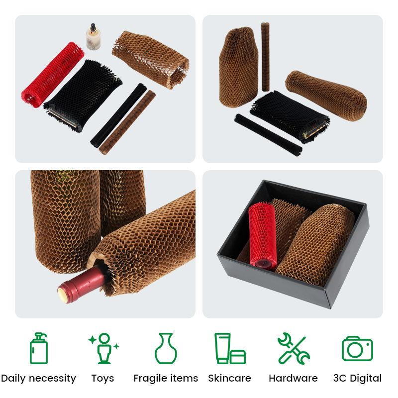 Kraft Honeycomb Paper Cushioning Sleeve Roll