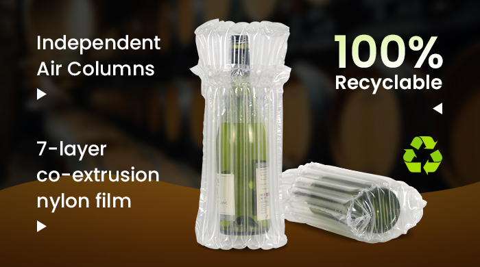 Wine air column bag