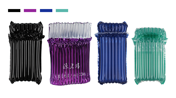 Colored air column bag