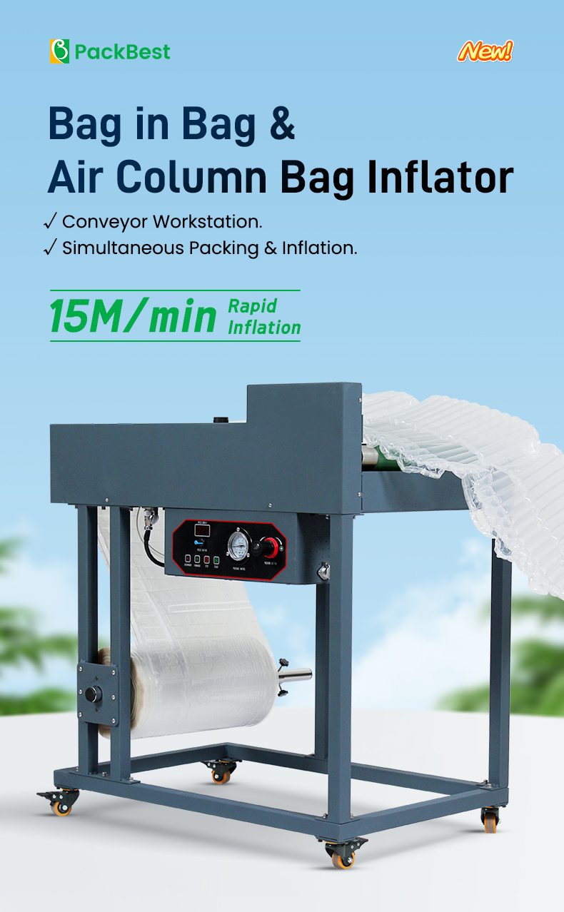 Bag in bag air column filling machine