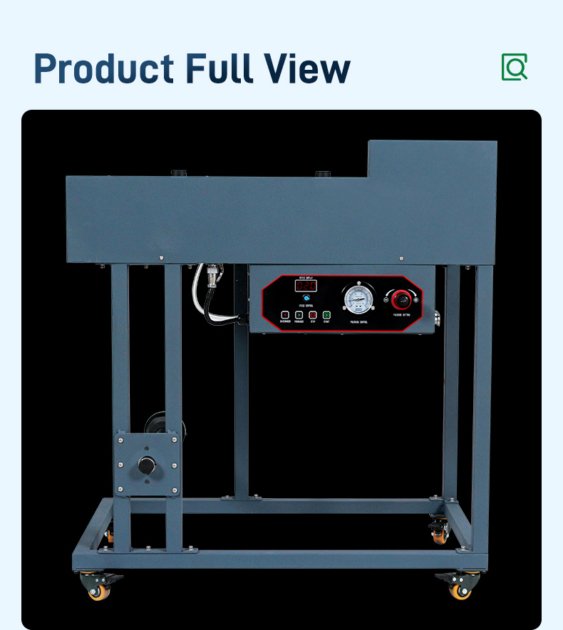 Bag in bag air column filling machine display