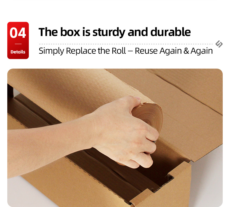 Features of boxed honeycomb paper
