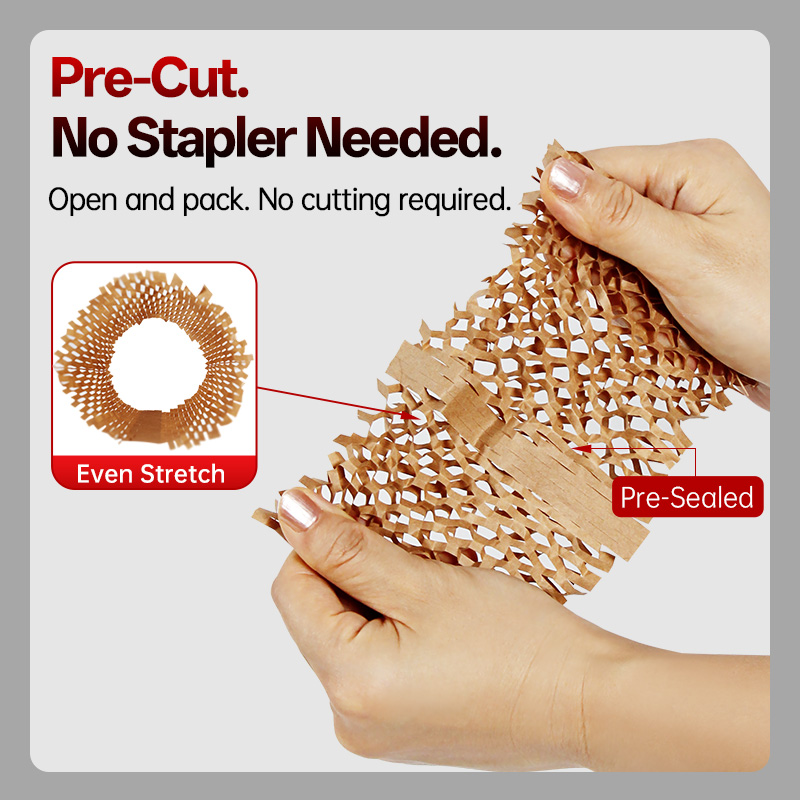 Biodegradable Honeycomb Paper Sleeve Cushion Packing